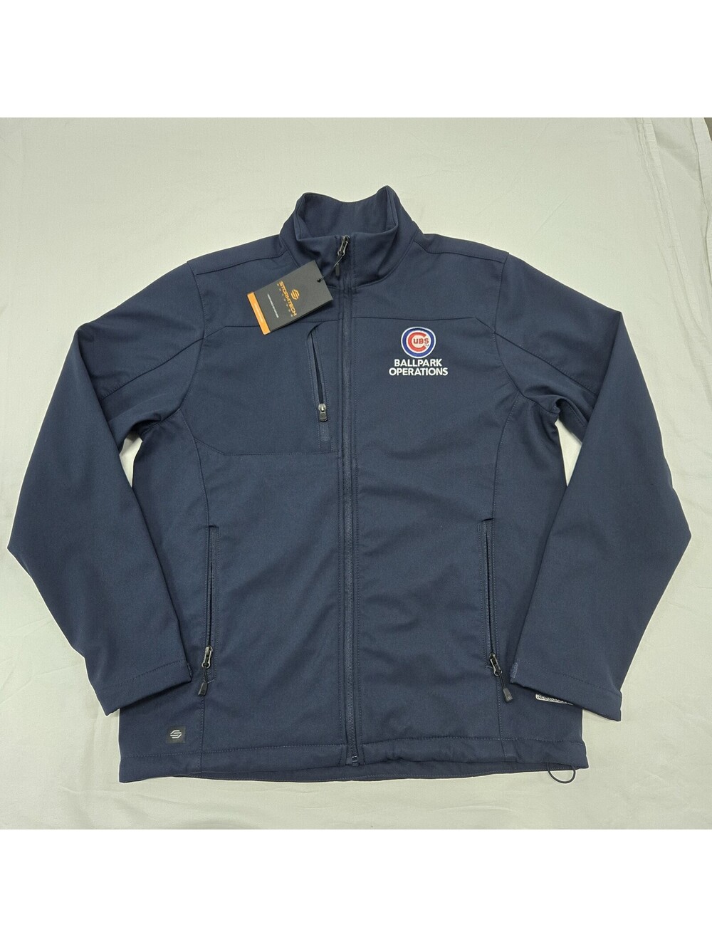 NWT Size LARGE Chicago Cubs Ballpark Operations Jacket Stormtech Softshell Coat